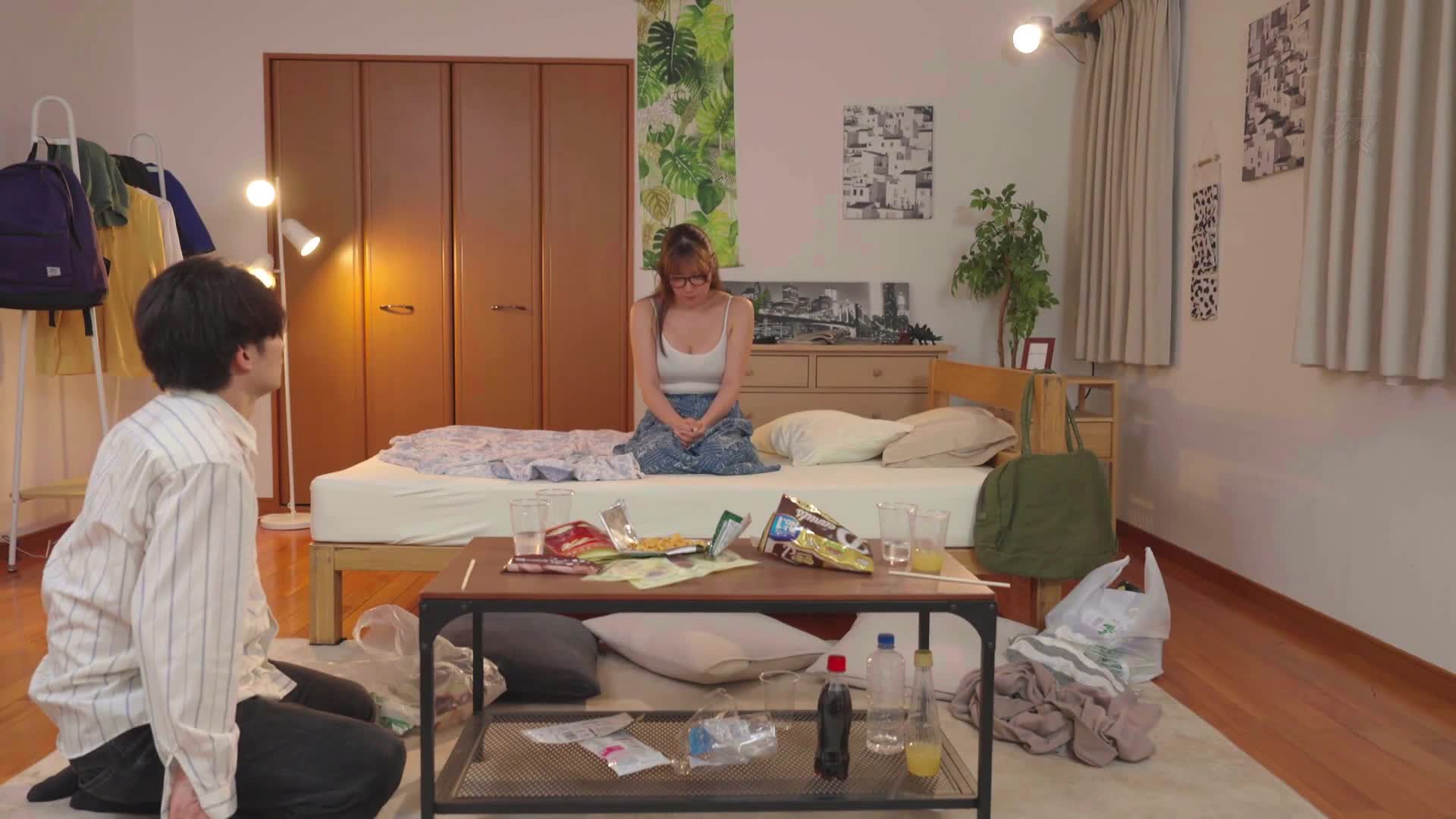 [AI解碼版]在王者遊戲中與一位隱藏的淫蕩地味巨乳女孩急速接近，展開了一場持續一晚兩天的甜蜜中出性愛。七海那美 - AV大平台 - 中文字幕，成人影片，AV，國產，線上看